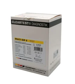CLEARTEST Multi Dip Drogen Urintest Nachweis von 6 Drogen in Urinproben><noscript><img width=