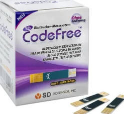 CodeFree Blutzuckerteststreifen zur Diabetes-Messung bei Blutzucker (Zucker-Krankheit)> Clearance