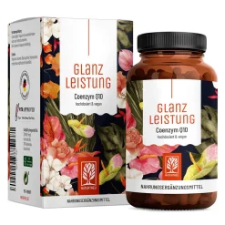 Coenzym 200mg Q10 90 vegane Kapseln hochdosiert Haut Haare Gelenke Glanzleistung ®|NATURTREU Clearance