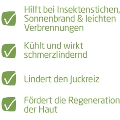 Combudoron® Gel kühlt & lindert Schmerzen bei Insektenstichen, Sonnenbrand & leichten Verbrennungen>WELEDA Discount