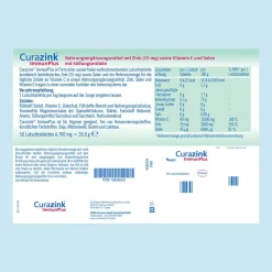 ® ImmunPlus – Veganes Nahrungsergänzungsmittel zur Unterstützung des Immunsystems, Zinkcitrat|Curazink Online