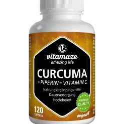 CURCUMA + PIPERIN + Vitamin C vegan>vitamaze New