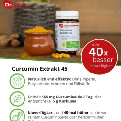 Curcumin Extrakt 45 Kapseln>Dr. Wolz Best