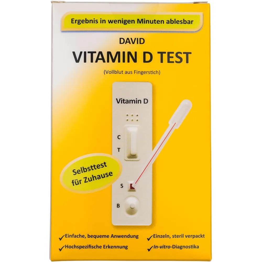 David Vitamin D Testkit 0-100 ng/mL mit Farbkarte In vitro| Best