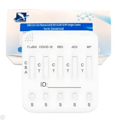 Deepblue 6in1 Profitest Corona COVID-19, Grippe A/B, RSV, Adenovirus, Mycoplasma+Gratis Nanovio FFP2| Sale