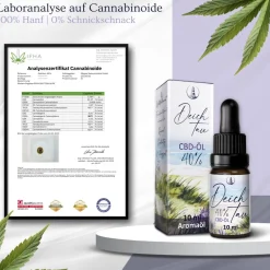 Deichtau CBD Öl 40% - Vollspektrum Hanföl - CBD-Tropfen – Echtes Cannabisöl - Deutsche Marke><noscript><img width=