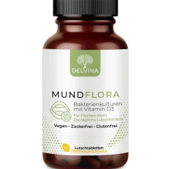 Delvina Mundflora - Lutschtabletten gegen Mundgeruch (Zitronengeschmack)> New
