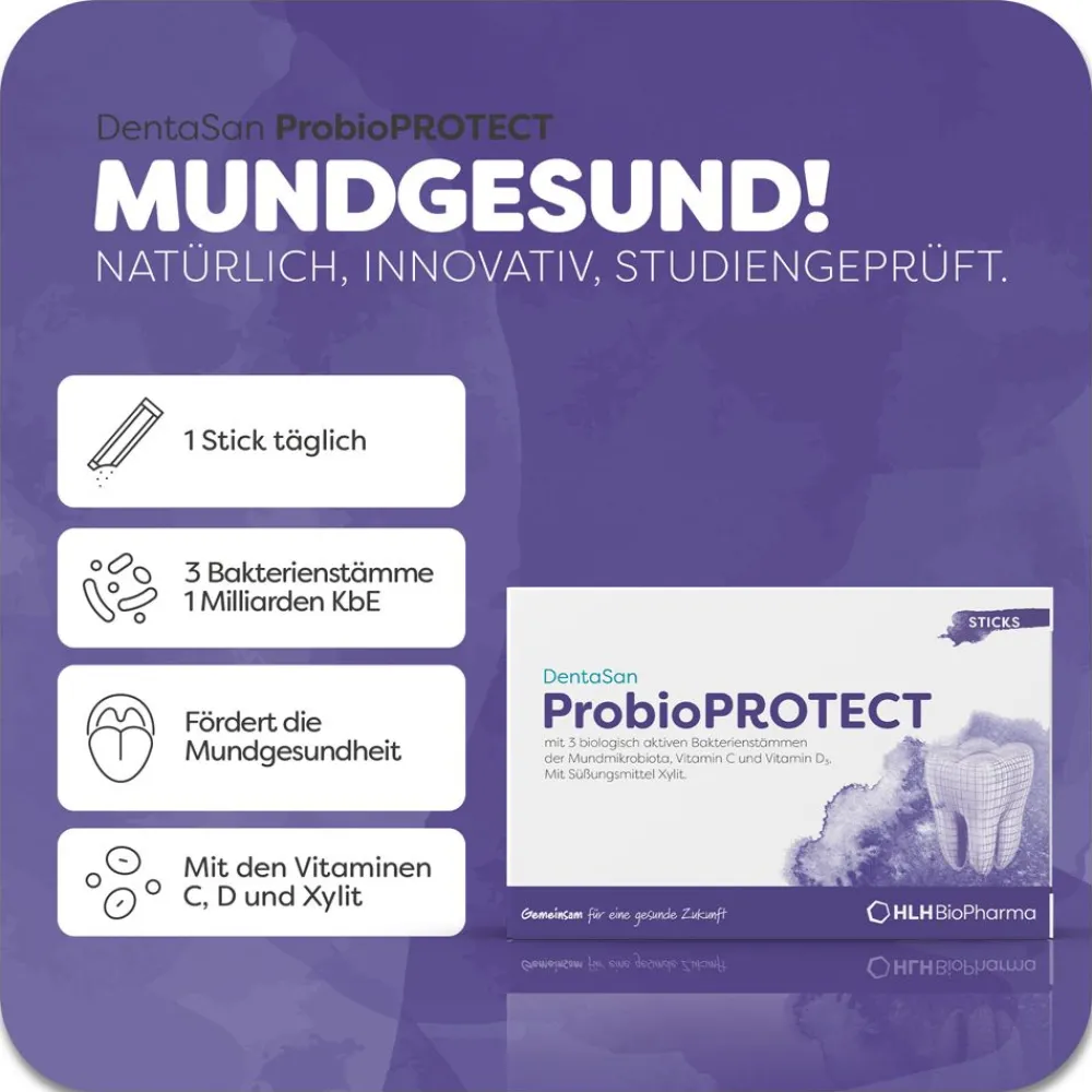 DentaSan ProbioPROTECT - Direktsticks für Mundflora, Zahnfleisch & Zähne> Clearance