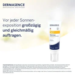Dermasence Solvinea Sonnenschutz-Gelcreme LSF 50+|