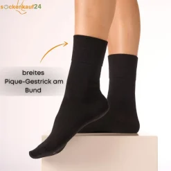 Diabetiker Socken mit Komfortbund ohne Gummi & ohne Naht für Damen und Herren 10 Paar|sockenkauf24 Best