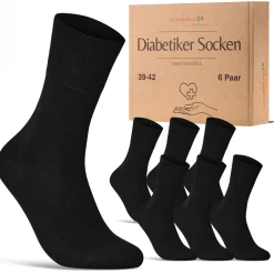 Diabetiker Socken mit Komfortbund und ohne Naht aus 97% Baumwolle für Damen und Herren>sockenkauf24 Discount