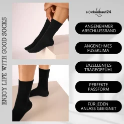 Diabetiker Socken mit Komfortbund und ohne Naht aus 97% Baumwolle für Damen und Herren><noscript><img width=