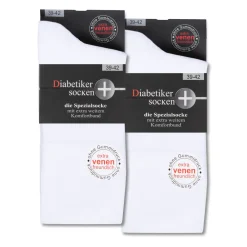Diabetiker Socken ohne Gummi & ohne Naht aus 97% Baumwolle für Damen und Herren|sockenkauf24 Sale