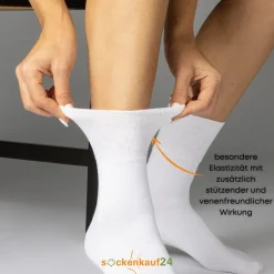 Diabetiker Socken ohne Gummi & ohne Naht aus 97% Baumwolle für Damen und Herren|sockenkauf24 Sale