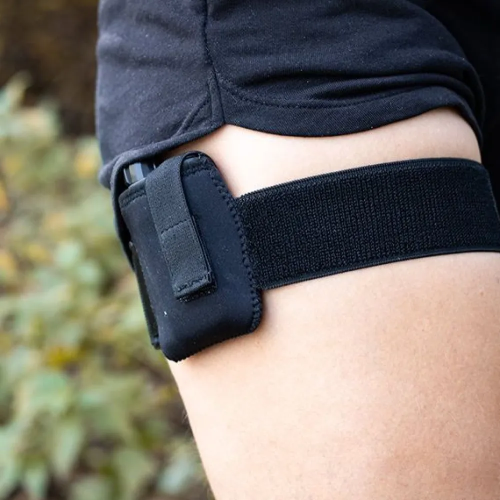 Diasticker® Beingurt für Insulinpumpe "Black"|