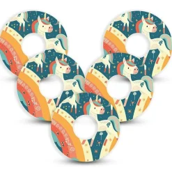 Diasticker® Freestyle Libre 3 / 3 Plus Fixiertapes "Unicorn Glow">