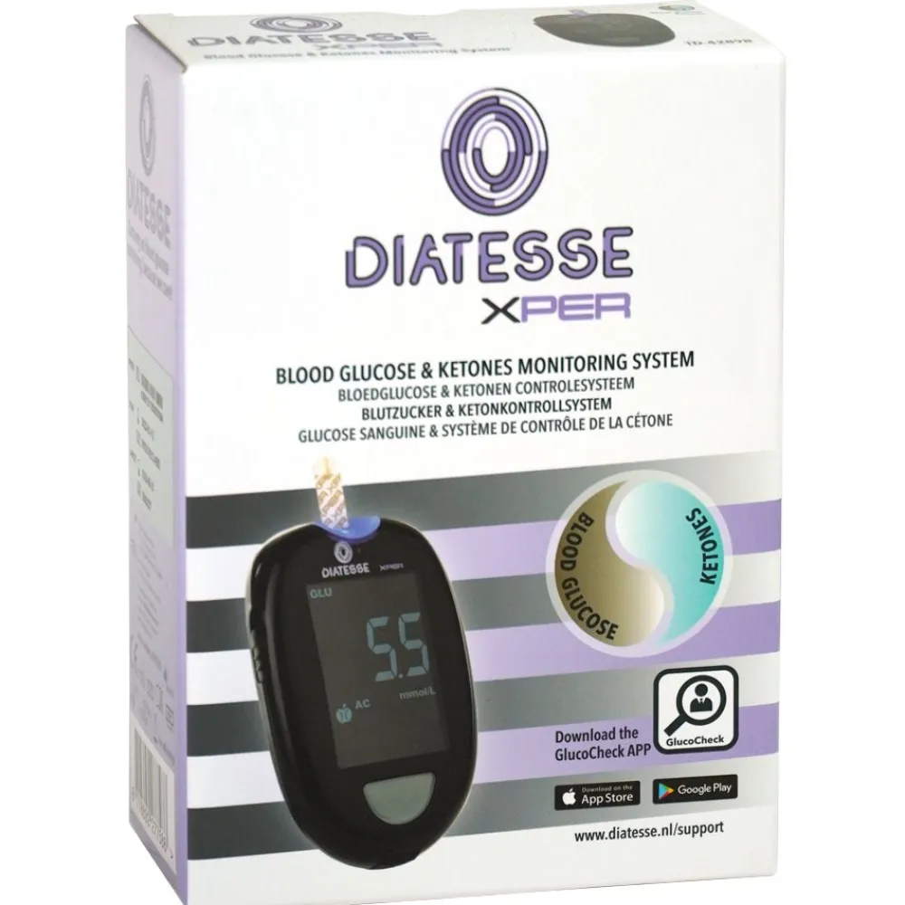 Diatesse XPER Blutzuckermessgerät Starter-Set>TESTER New