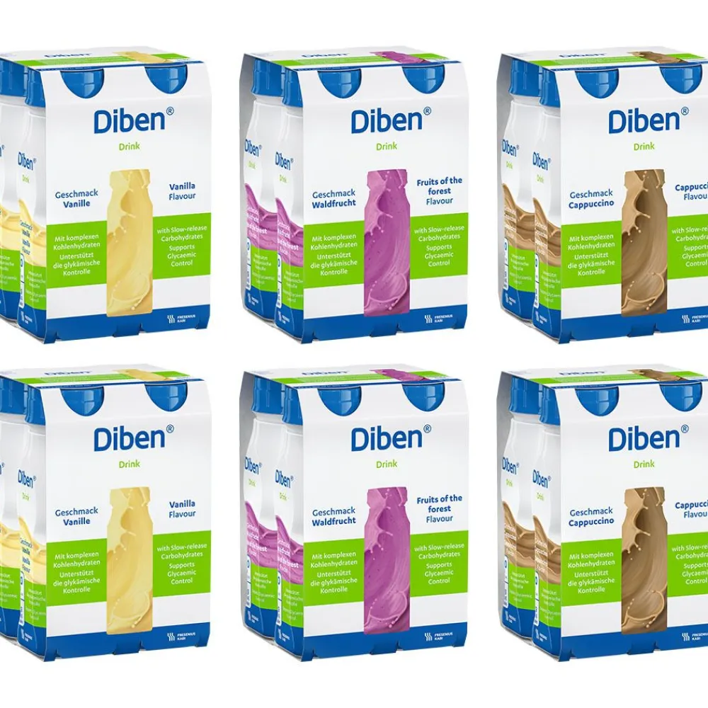 Diben DRINK Mischkarton | Aufbaukost & Diät bei Diabetes| Outlet