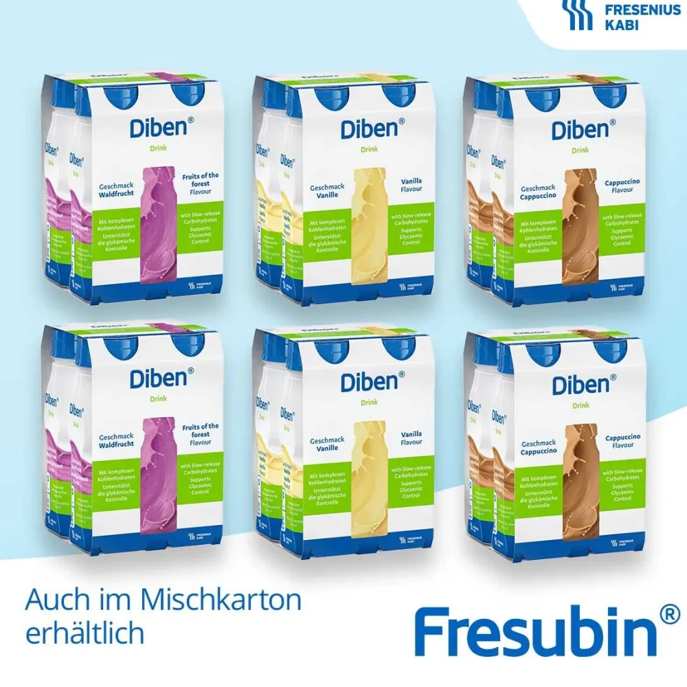 Diben DRINK Mischkarton | Aufbaukost & Diät bei Diabetes| Outlet
