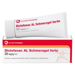 Diclofenac AL Schmerzgel forte 20 mg / g bei akutem Bewegungsschmerz nach stumpfem Trauma>