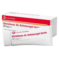 Diclofenac AL Schmerzgel forte 20 mg / g bei akutem Bewegungsschmerz nach stumpfem Trauma>