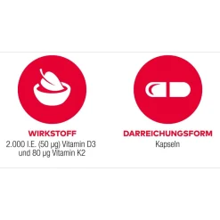 D3 + K2  Vit AL 1000 I.E. / 80 µg Kapseln: ein starkes Duo für die Knochen><noscript><img width=