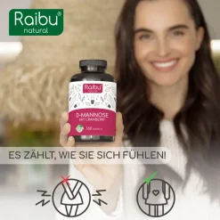 D-Mannose mit Cranberry Kapseln, Hergestellt in Deutschland, 160 St-><noscript><img width=