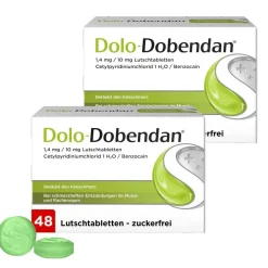 Dolo-Dobendan® Halstabletten zuckerfrei mit betäubender Wirkung - bei Halsschmerzen| New