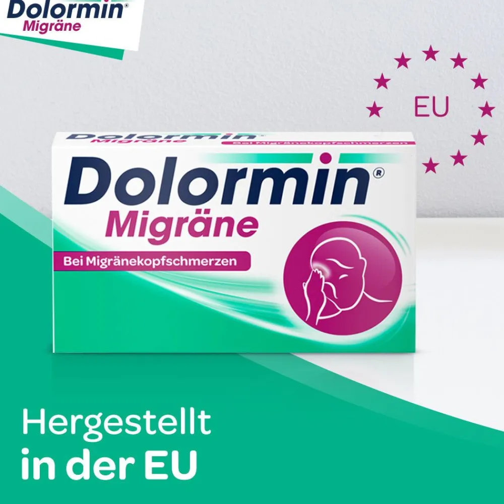 Migräne 400 mg Ibuprofen bei Migränekopfschmerzen - Jetzt 20% mit dem Code 20 sparen*|Dolormin