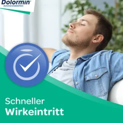 Schmerztabletten mit 200 mg Ibuprofen bei Schmerzen und Fieber|Dolormin Hot