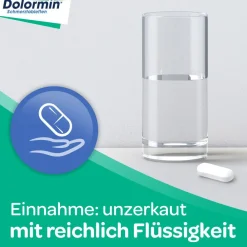 Schmerztabletten mit 200 mg Ibuprofen bei Schmerzen und Fieber|Dolormin Hot