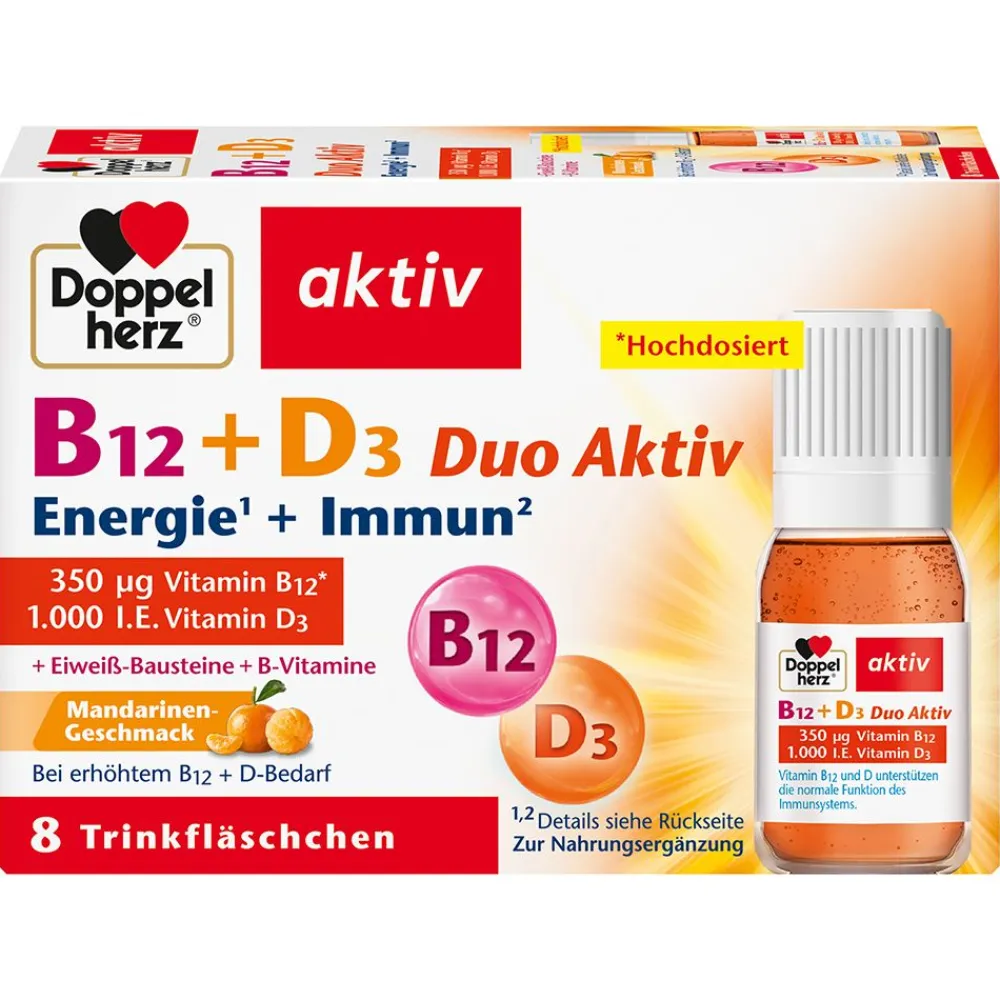 ® aktiv B12 + D3 Duo Aktiv Energie+Immun>Doppelherz