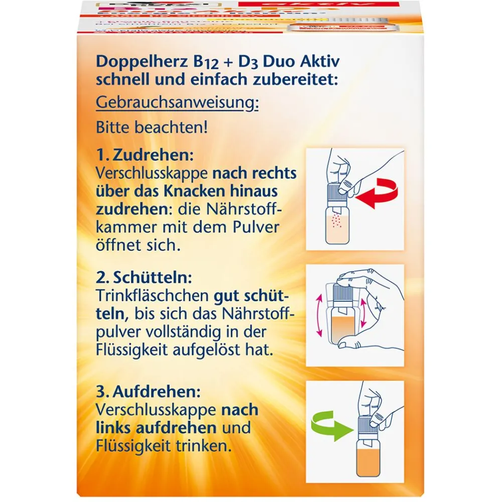 ® aktiv B12 + D3 Duo Aktiv Energie+Immun>Doppelherz