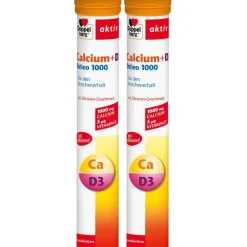 Doppelherz® aktiv Calcium + D3 Osteo 1000 Brausetabletten| Online