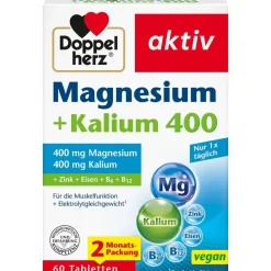 ® aktiv Magnesium +Kalium 400>Doppelherz Clearance