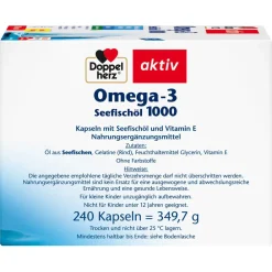 ® aktiv Omega-3 Seefischöl 1000|Doppelherz New