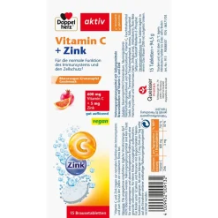 ® aktiv Vitamin C + Zink Brausetabletten|Doppelherz Outlet