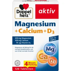 Magnesium + Calcium + D3 - Jetzt 20% mit dem Code 20 sparen*|Doppelherz Outlet