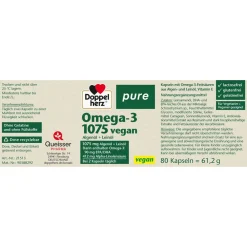 ® pure Omega-3 1075 vegan|Doppelherz Clearance