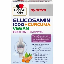 system GLUCOSAMIN 1000 + CURCUMA VEGAN>Doppelherz