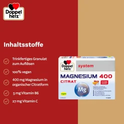 ® system MAGNESIUM 400 CITRAT|Doppelherz Sale