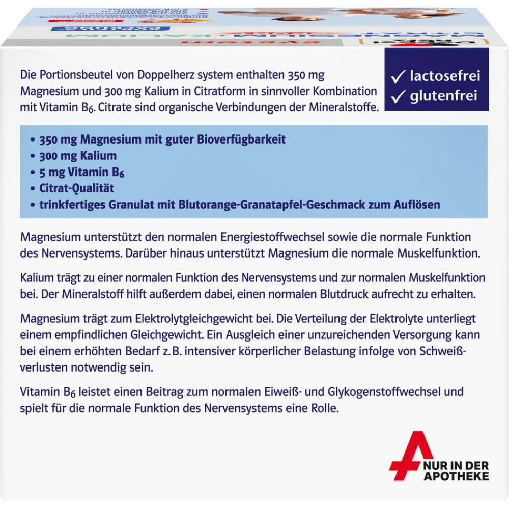 system MAGNESIUM + KALIUM CITRAT SPORT>Doppelherz Sale