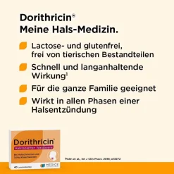 Waldbeere Lutschtabletten bei Halsschmerzen|Dorithricin Clearance