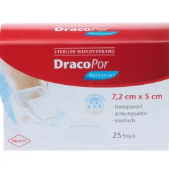 Por Waterproof Wundverband steril 5 x 7,2 cm|Draco Clearance
