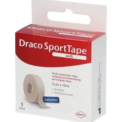 SportTape 2 cm x 10 m weiß>Draco Discount