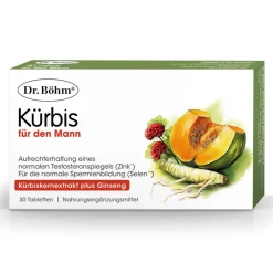 Dr. Böhm Kürbis für den Mann – mit Ginseng, Selen & Zink> Hot