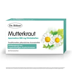 Dr.Böhm® Mutterkraut Apomedica 200 mg Filmtabletten| Discount