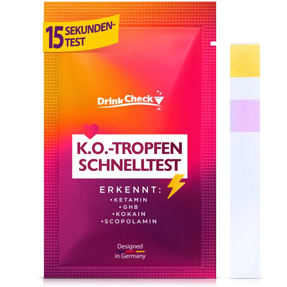 DrinkCheck K.O. Tropfen Schnelltest| New