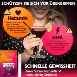 DrinkCheck K.O. Tropfen Schnelltest| New