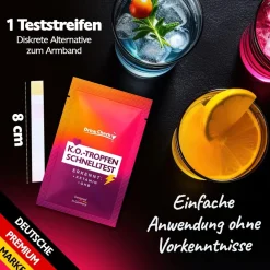 DrinkCheck K.O. Tropfen Schnelltest| New